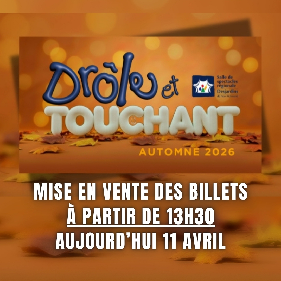 La billetterie de la Salle de spectacles sera fermée aujourd'hui 16 janvier.